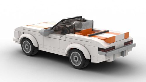 LEGO Chevrolet Camaro Z11 69 Convertible Model Rear