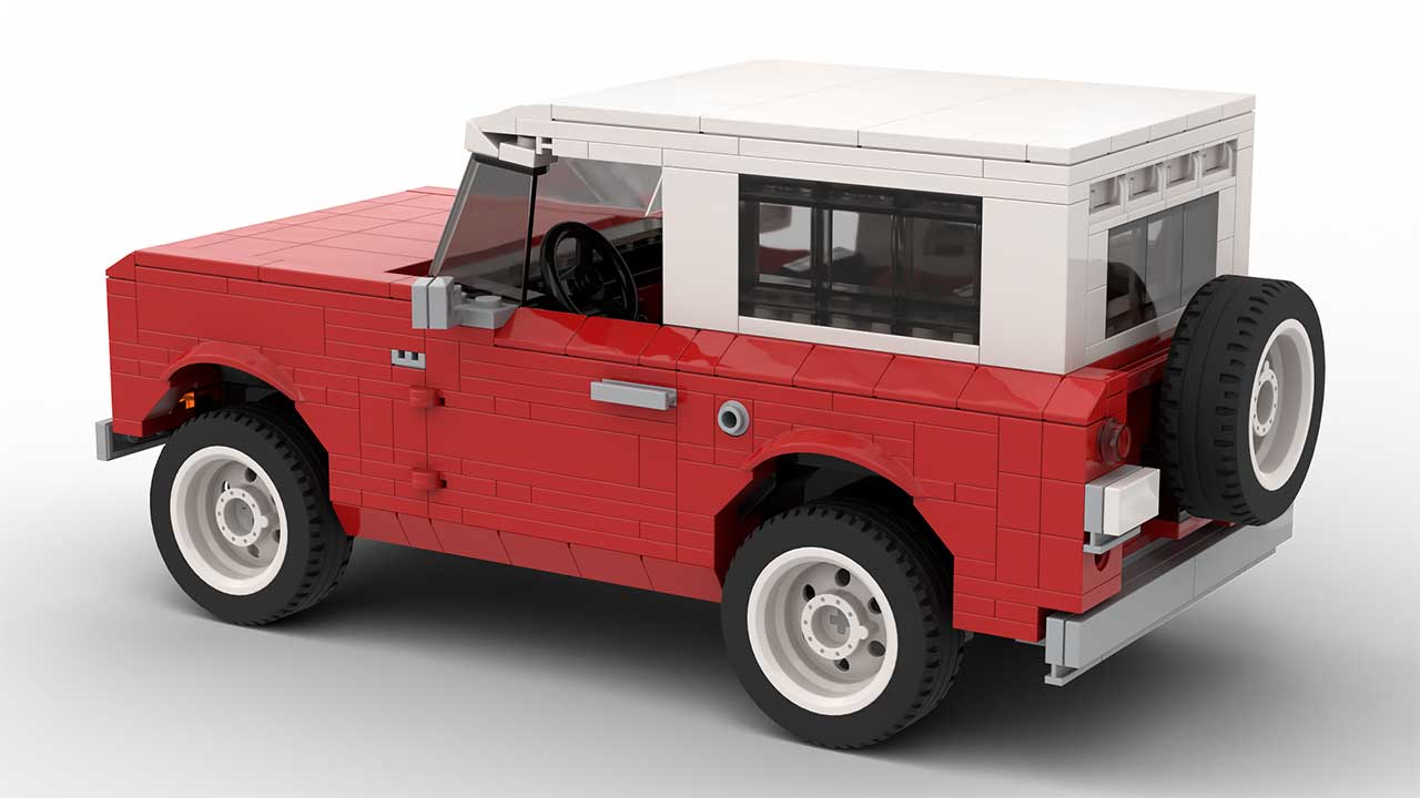 LEGO International Harvester Scout 800 Model Rear