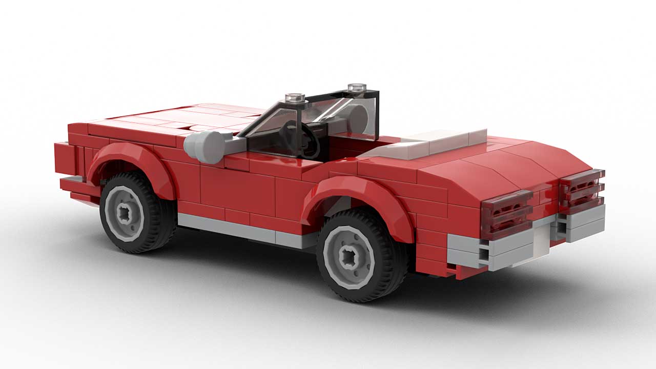 LEGO Pontiac Firebird 67 Convertible Model Rear