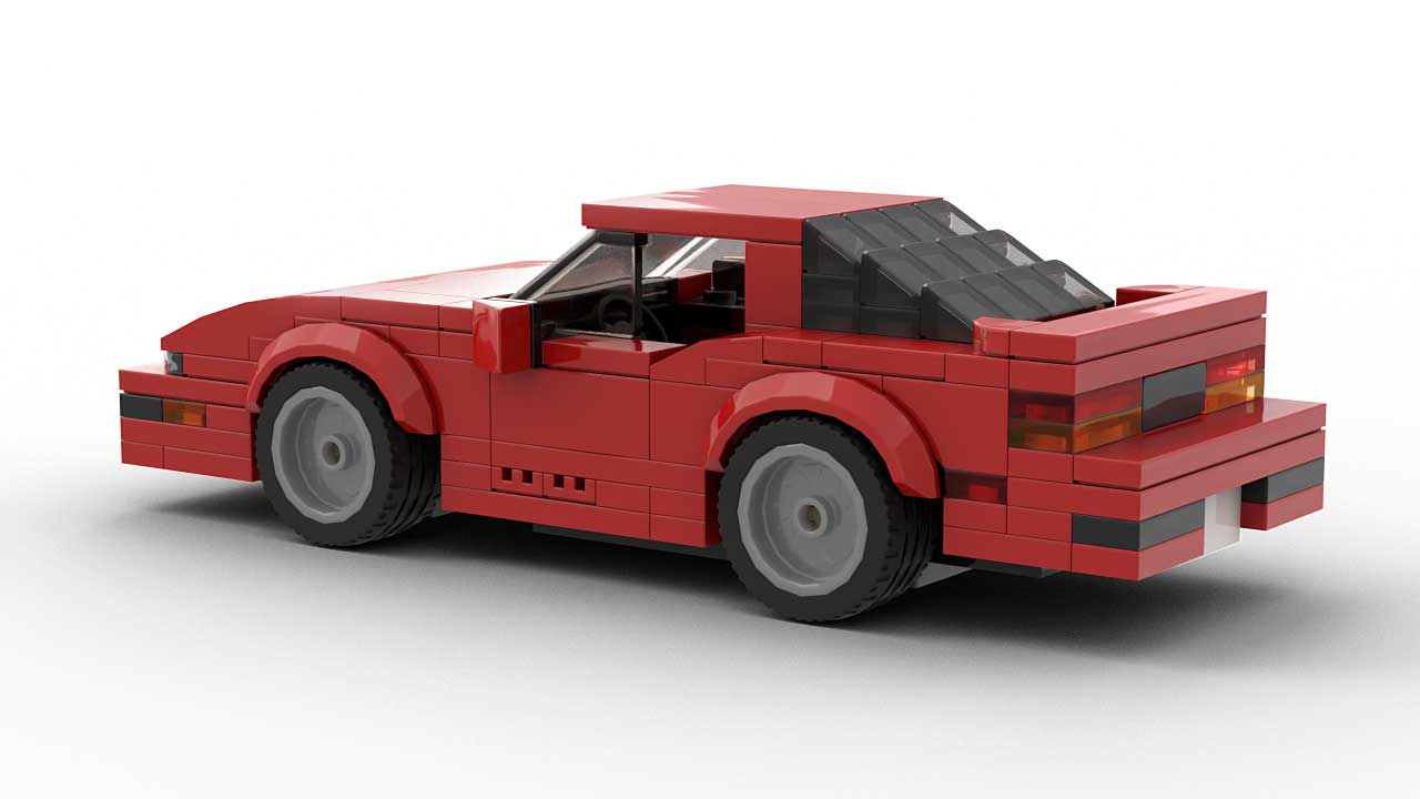 LEGO Pontiac Firebird Formula 89 Model Rear
