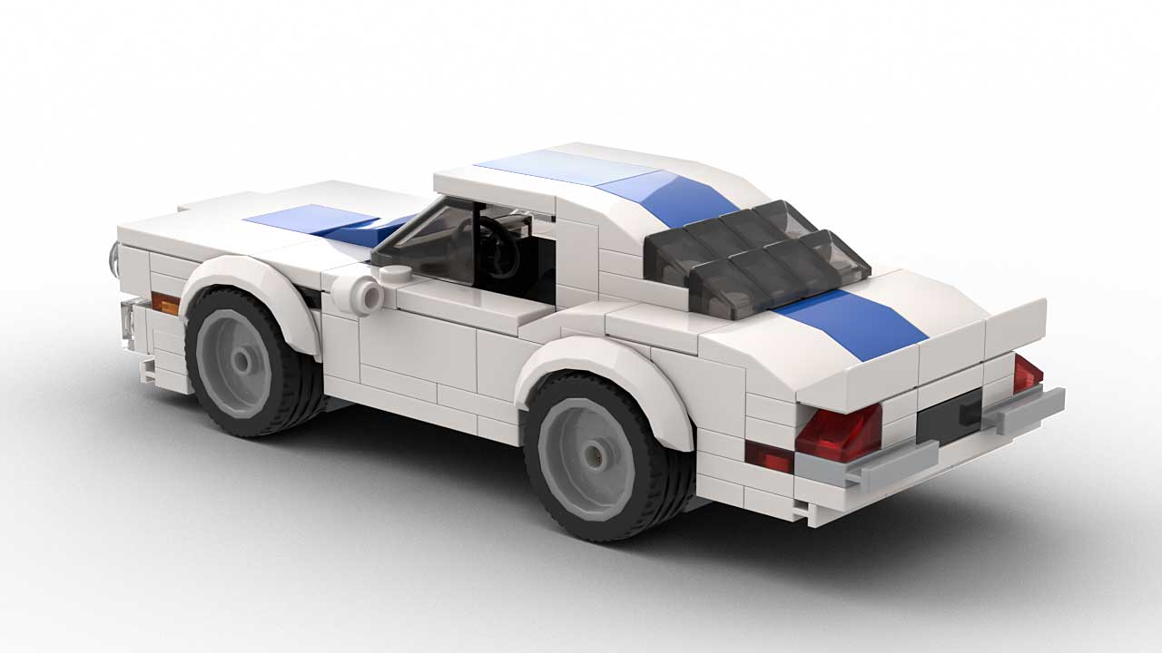 LEGO Pontiac Firebird Trans Am 70 Model Rear