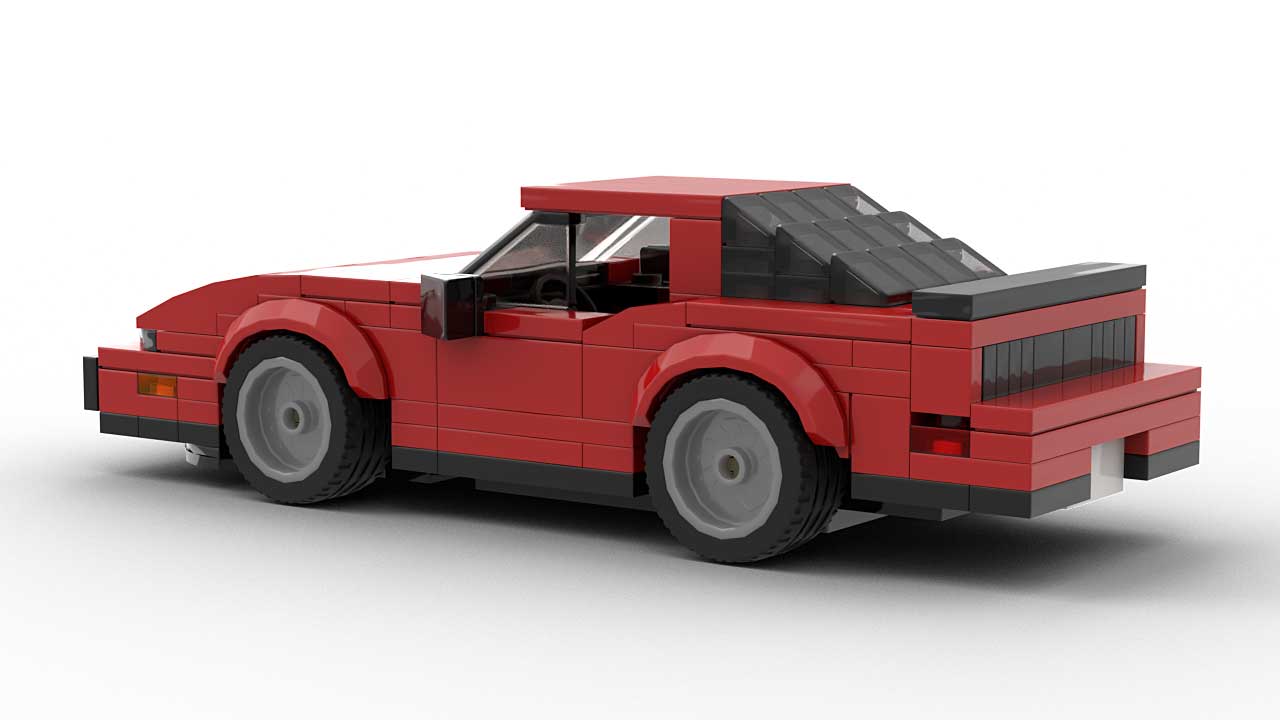 LEGO Pontiac Firebird Trans Am 83 Model Rear