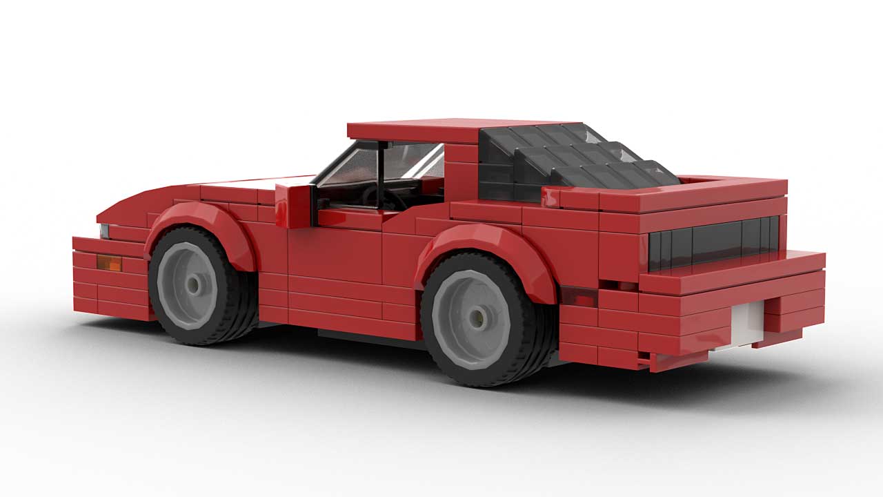 LEGO Pontiac Firebird Trans Am 88 Model Rear