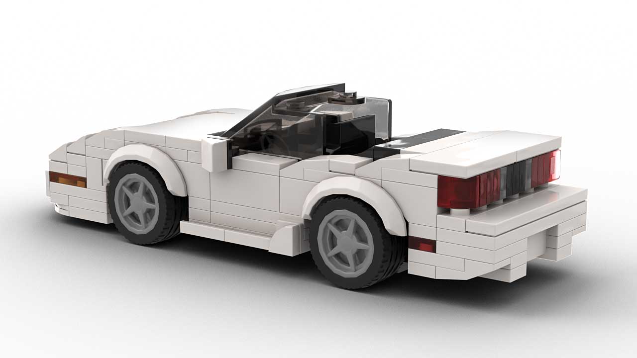LEGO Pontiac Firebird Trans Am 94 Convertible Model Rear