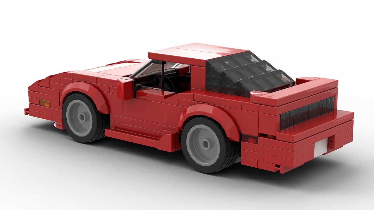 LEGO Pontiac Firebird Trans Am GTA 91 Model Rear