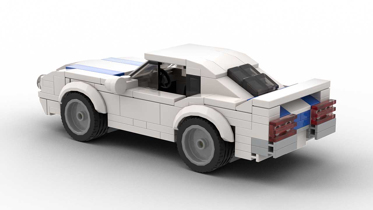 LEGO Pontiac Firebird Trans Am Model Rear
