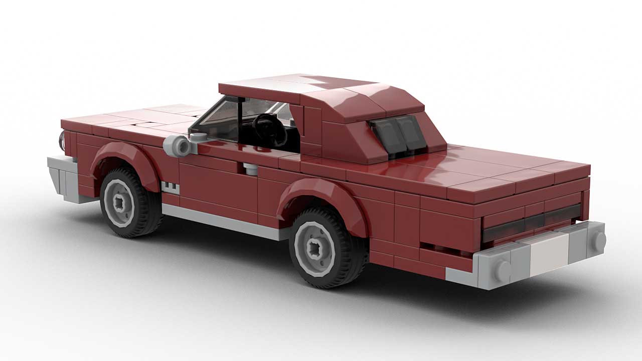LEGO Pontiac GTO 64 Model Rear