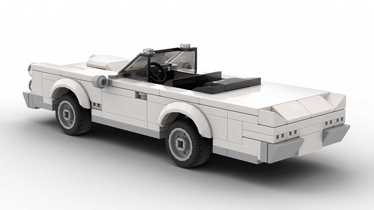 LEGO Pontiac GTO 67 Convertible Model Rear
