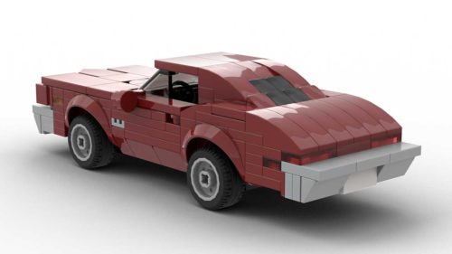 LEGO Pontiac GTO 73 Model Rear