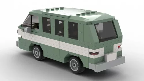 LEGO Chevrolet Corvair Greenbrier 62 Model Rear