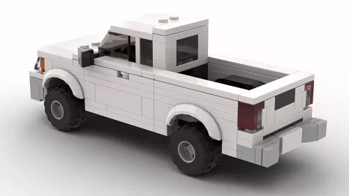 LEGO Nissan Frontier 05 King Cab Model Rear
