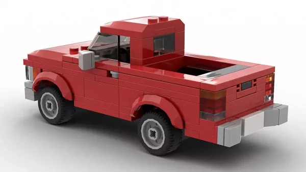 LEGO Nissan Hardbody 97 Model Rear