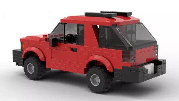 LEGO Chevrolet S-10 Blazer 97 2-door Model Rear