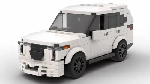 LEGO Acura MDX 22 scale model on white background