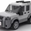 LEGO Ford Escape 01 scale car in gray color on white background