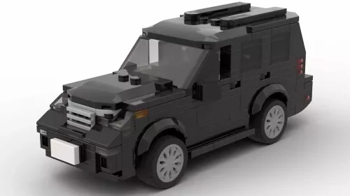 LEGO Honda Pilot 16 scale model in black color on white background