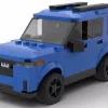 LEGO Honda Pilot 23 scale model in blue color on white background