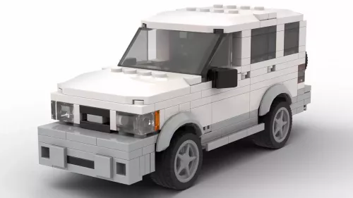 LEGO Isuzu Trooper 99 4-door scale model on white background