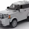 LEGO Toyota Highlander 2009 scale car in gray color on white background