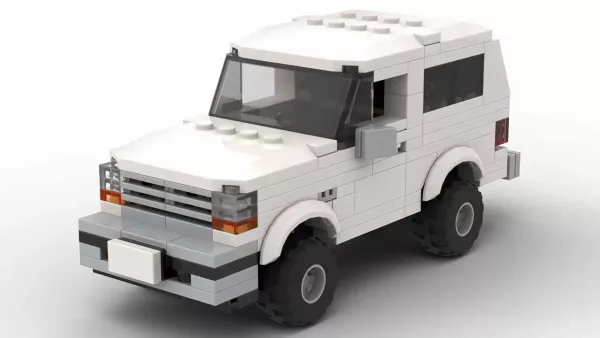 LEGO Ford Bronco 96 scale model on white background