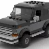 LEGO Ford Bronco 85 scale model on white background