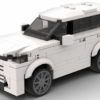 LEGO Lexus TX 25 scale brick model in white color on white background
